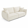 Divano a 2 Posti in Tessuto Beige c