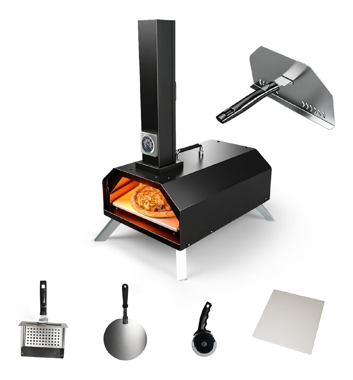 Forni per pizza per uso esterno Alimentazione pellet legno vero 10 kg