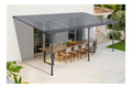 Pergola Tettoia addossata tetto per giardino, Tettoie per auto 556 cm 300 cm
