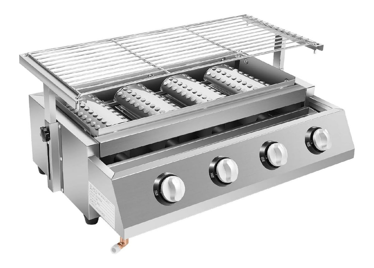 Bruciatori Gas barbecue gas per giardino, Griglie a propano 23,2 cm 7 cm