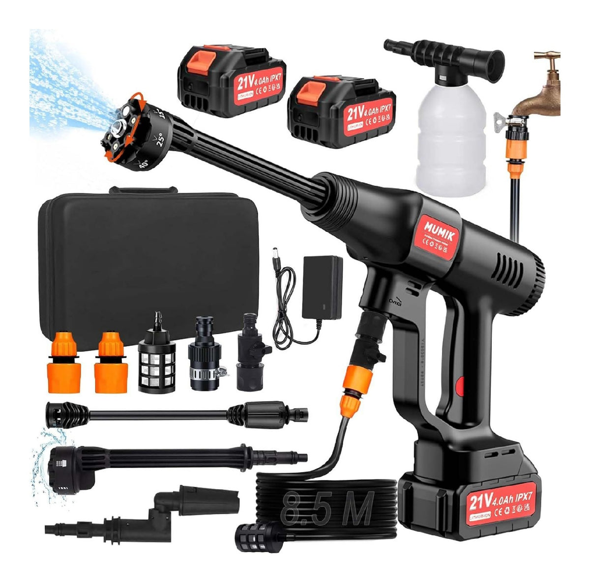 Idropulitrice Batteria alta potenza Idropulitrici 60 Bar
