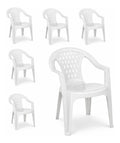 set composto colore Bianco Sedie per tavolo da giardino 2,5 Kg