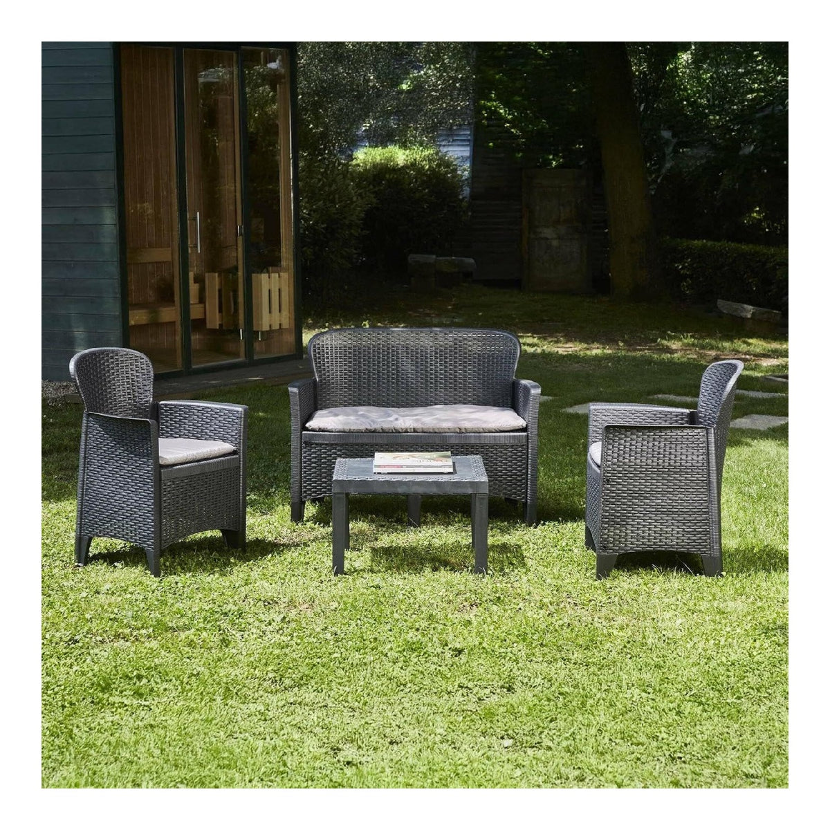 Set da conversazioni per uso esterno SALOTTO ESTERNO giardino poltrone