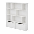 Libreria in Legno Ing. Bianco con Cassetti