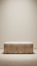 Credenza minimal rivestita velluto