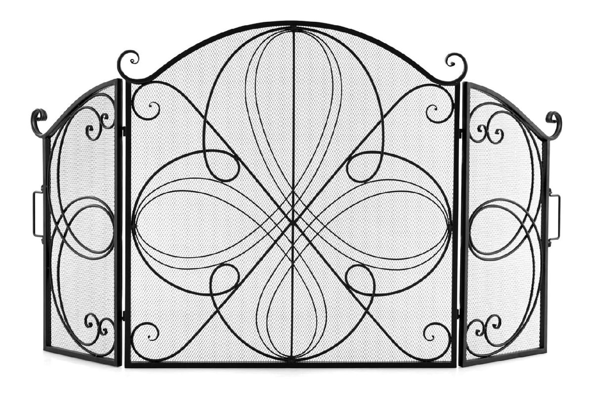 Parafiamme CAMINO Dotato rete protezione 83x4x83cm