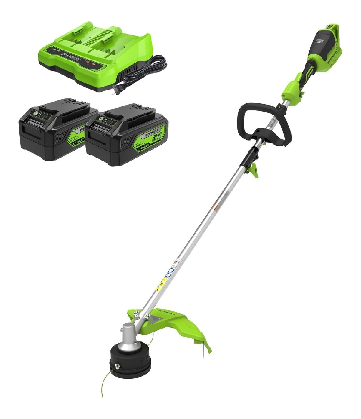 Tagliabordi per uso esterno LEGGERO ideale tagliare sicurezza 24V 4Ah