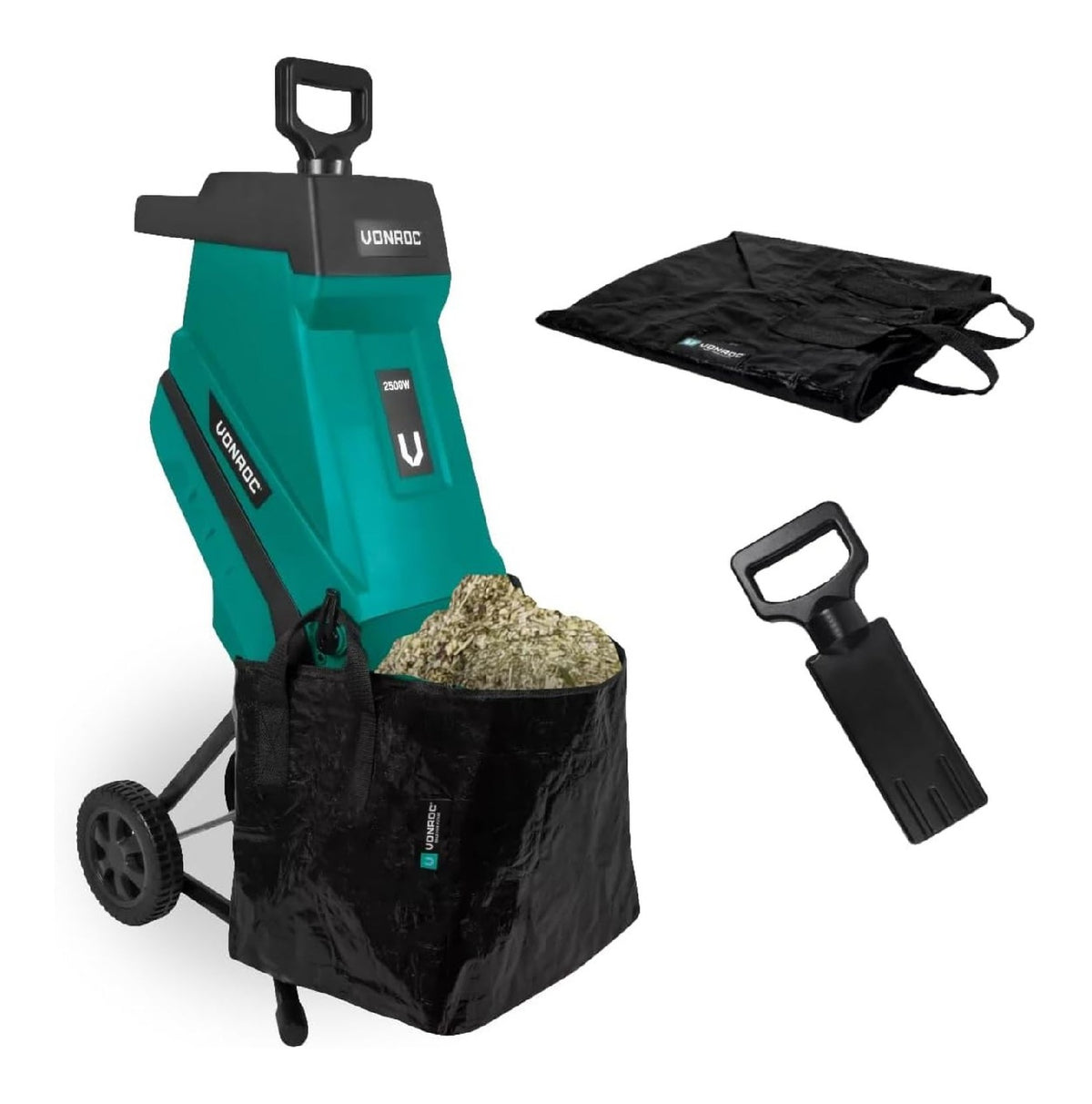 Potente motore biotrituratore dotato Trituratori e cippatrici 2500W