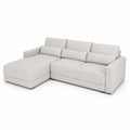 Divano angolare con chaise longue in tes