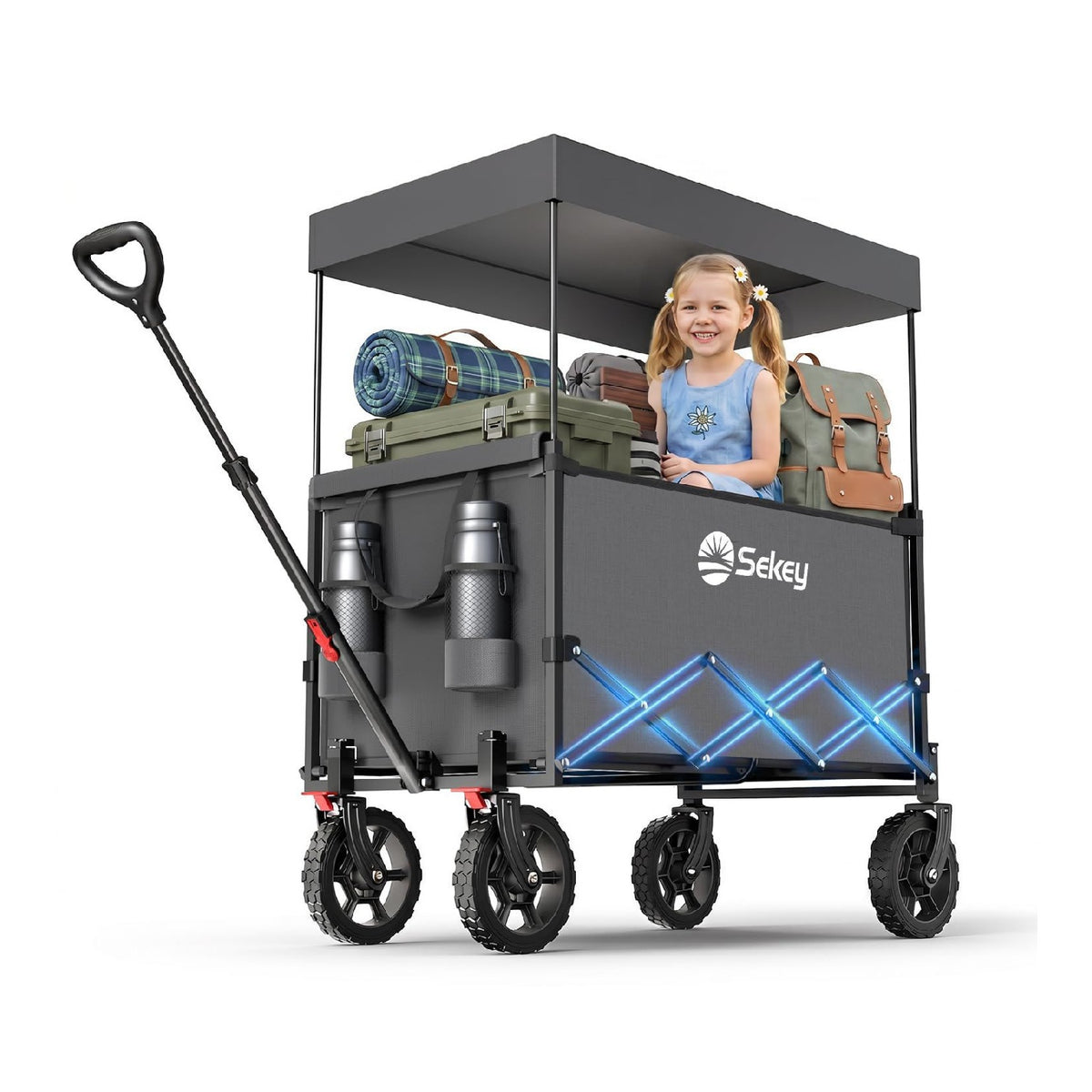 Carrelli e vagoni per uso esterno Protezione solare impermeabile versatile 150 kg
