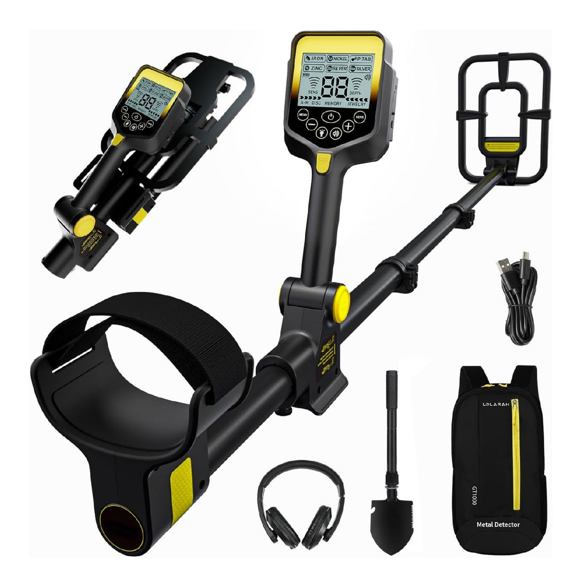 Metal detector per uso esterno DESIGN peso soli questo 1,34 kg 66 cm