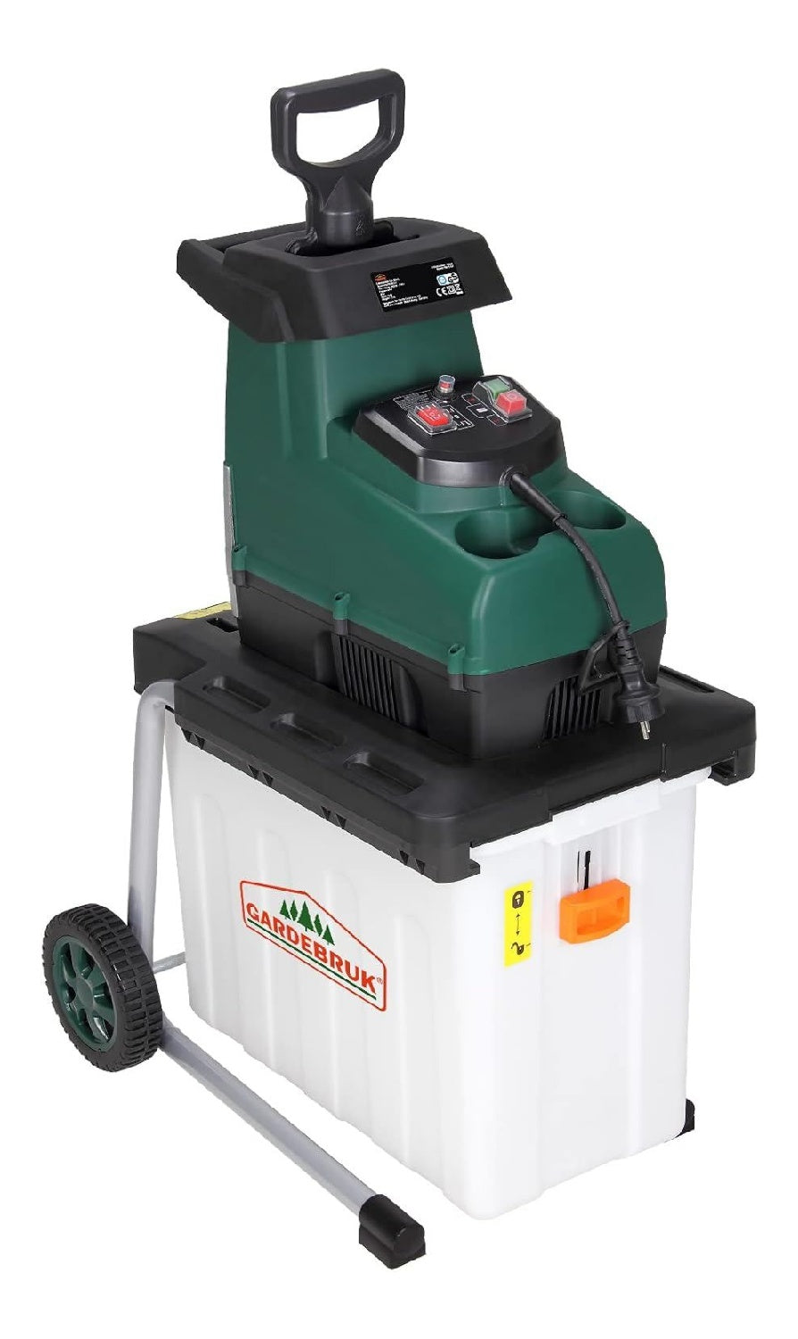 POTENTI potente trituratore silenzioso per giardino, Trituratori e cippatrici 3100 W 45 mm