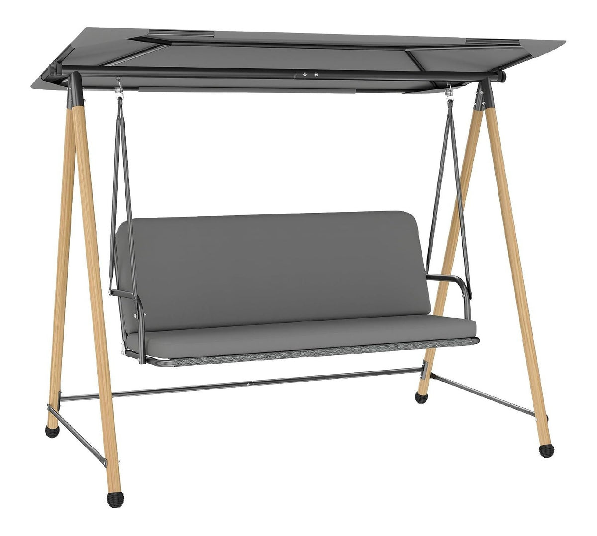 Dondoli per portico 156 cm 360 kg con DESIGN TRE POSTI generoso