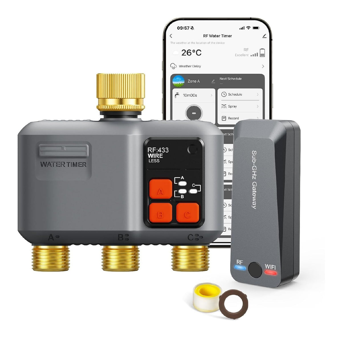 Tecnologia gateway questo l'irrigazione per giardino, Computer per irrigazione 300M