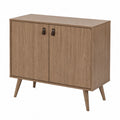 Credenza in MDF con Ante Doppie Finitura Legno 9
