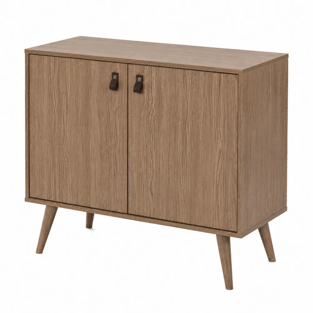 Credenza in MDF con Ante Doppie Finitura Legno 9