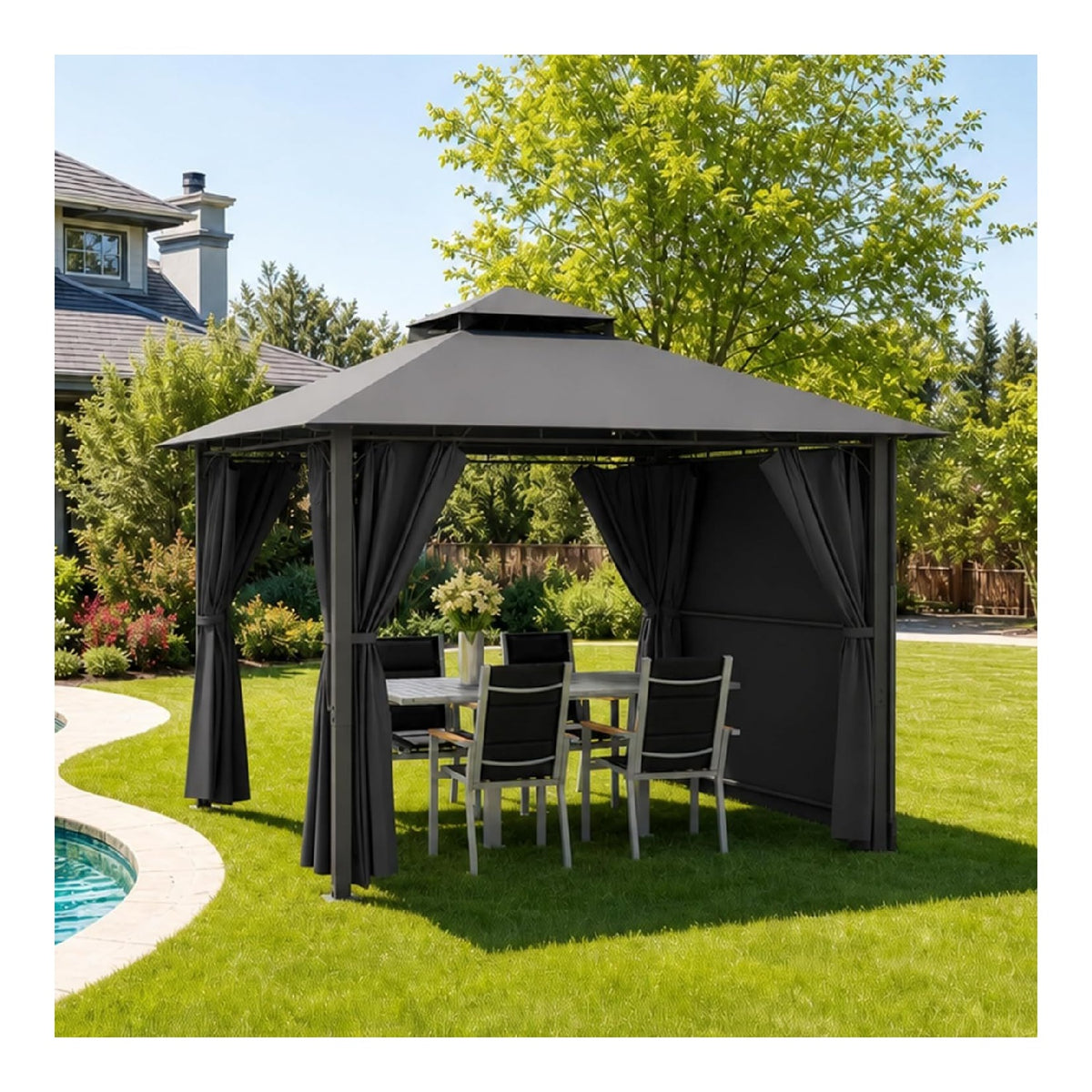 Gazebo per uso esterno Estensione intelligente design pratico 60mm