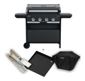 Barbecue elettrici per uso esterno POTENTI gas bruciatori regolabili 113 cm 46 kg