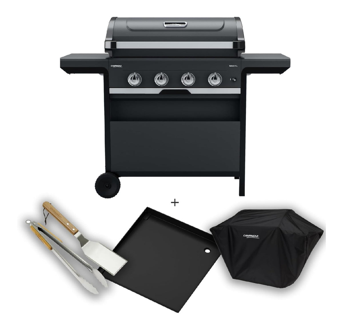 Barbecue elettrici per uso esterno POTENTI gas bruciatori regolabili 113 cm 46 kg
