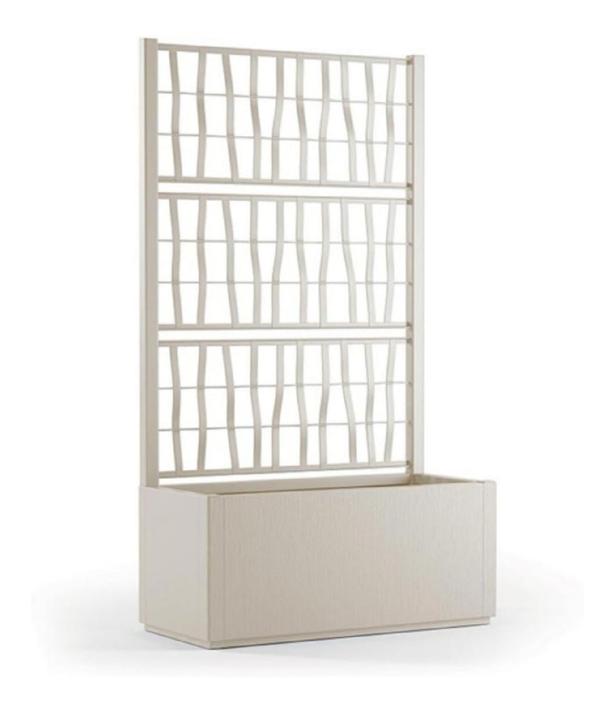 Questa fioriera spalliera plastica per giardino, Fioriere 140 cm